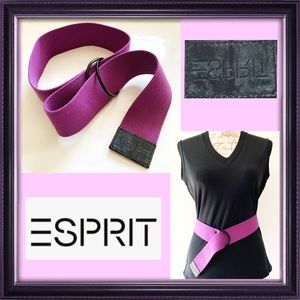 NWOT Purple Canvas Belt